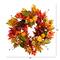 24" Maple Leaf & Berries Fall Artificial Wreath